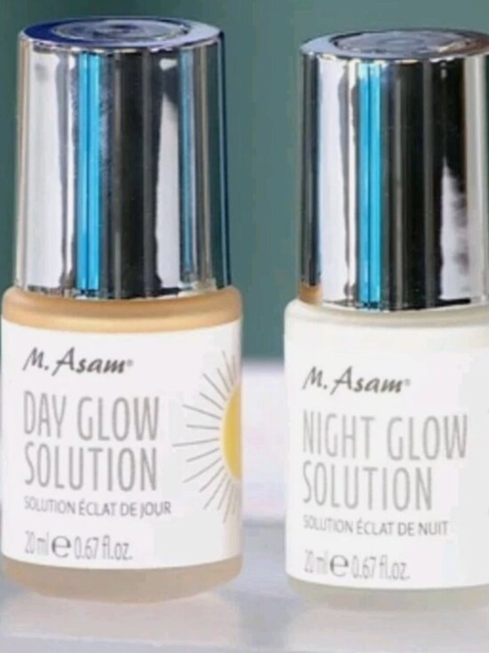M. Asam Day and Night Moisturizing Glow Solution 2 Piece Set-New Sealed Box